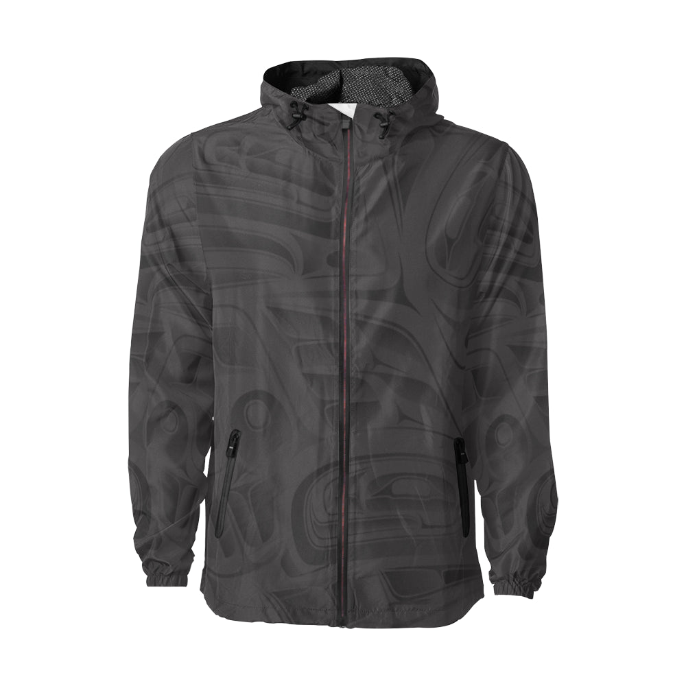 Carbon mens  Hooded Windbreaker (Model H23)