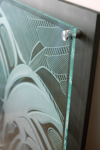 Taku Transformer - Carved Glass Diptyque