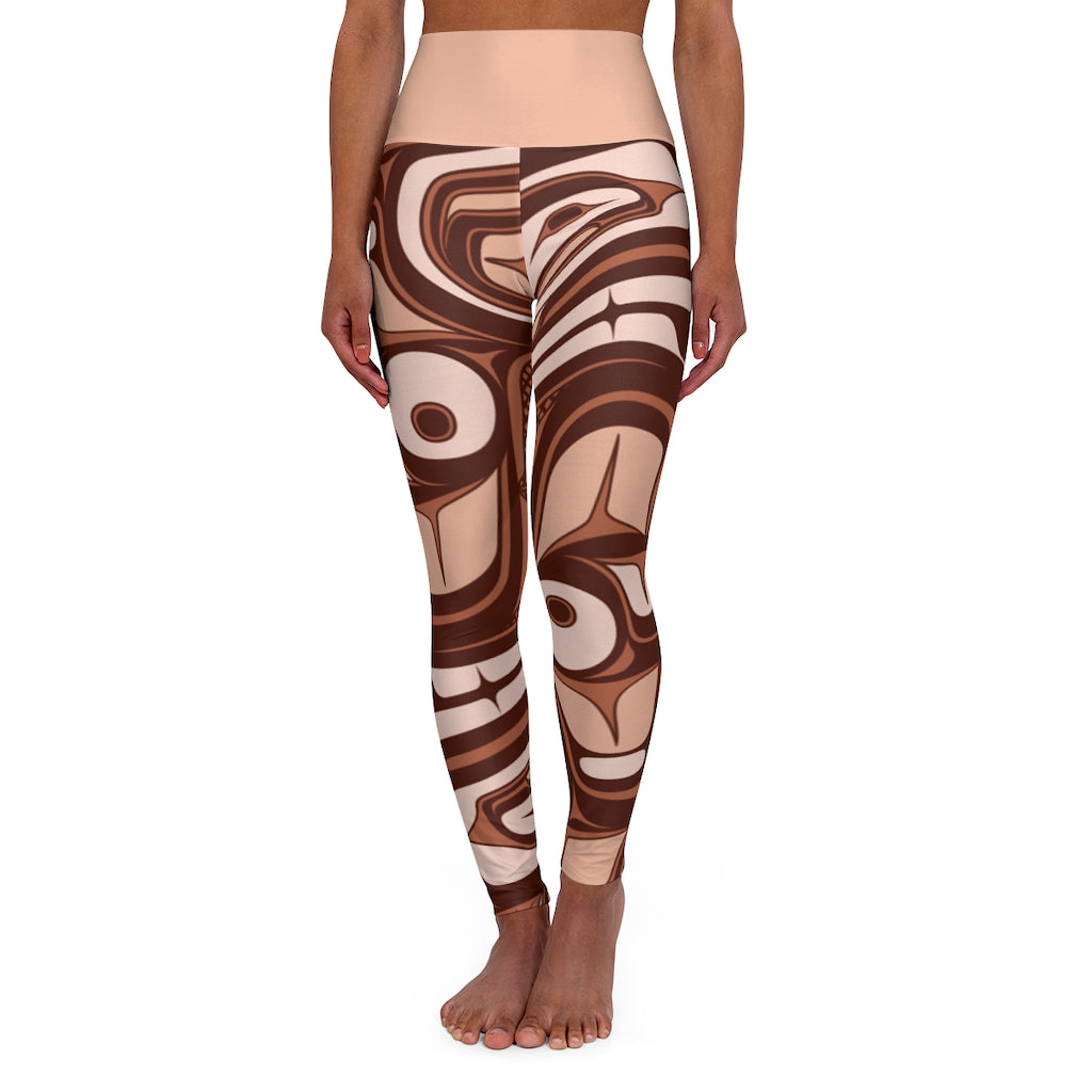 Copper Sky Chief High Waisted Yoga Leggings