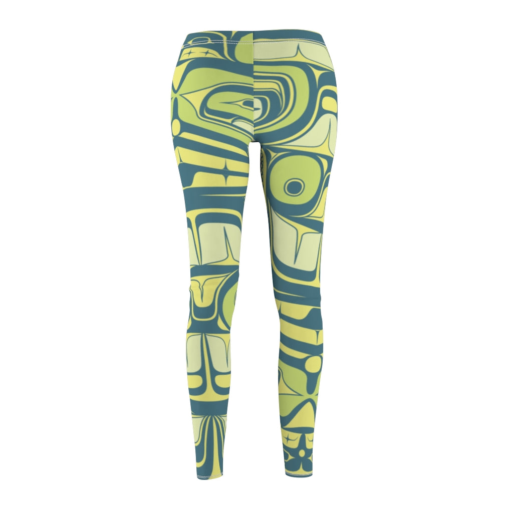 Lime Chief of the Sky Leggings