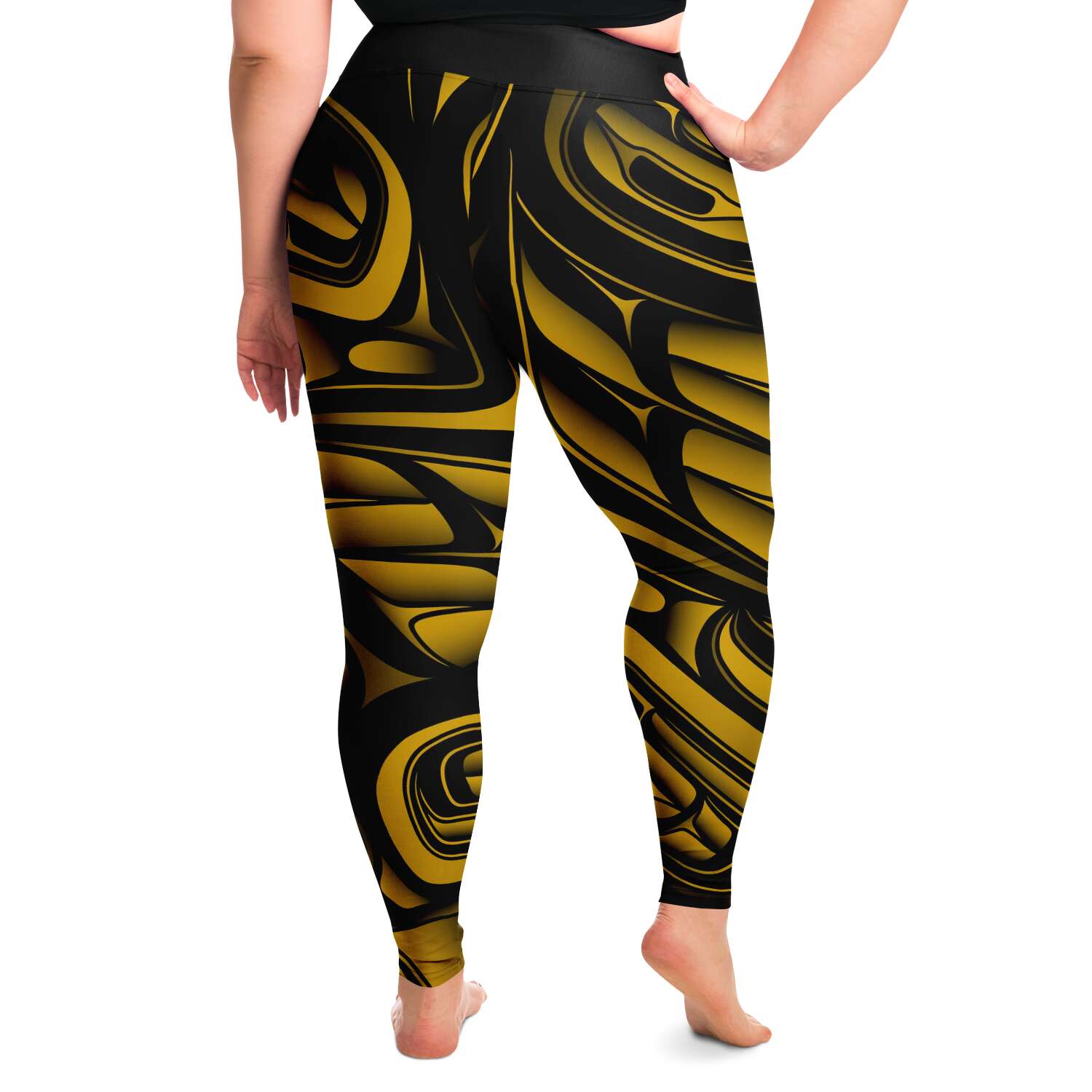 Gold Formline Plus Size Yoga Pant