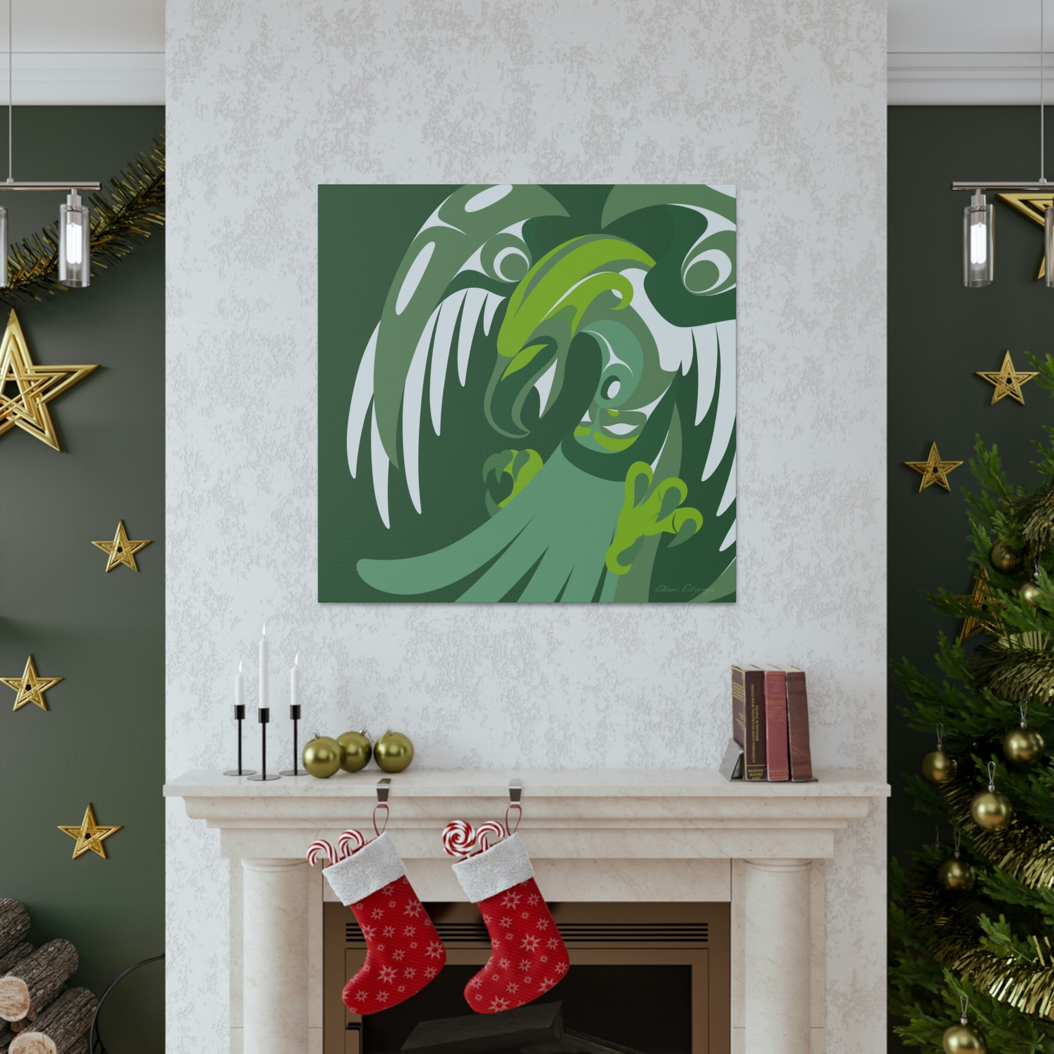 Rainforest Thunderbird Canvas 2023