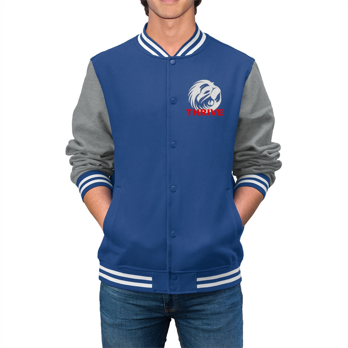 Unisex Thrive Varsity Jacket