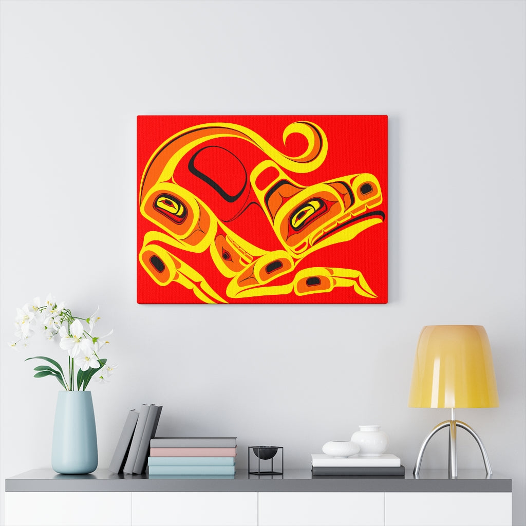 orange ceyote on Canvas Gallery Wraps