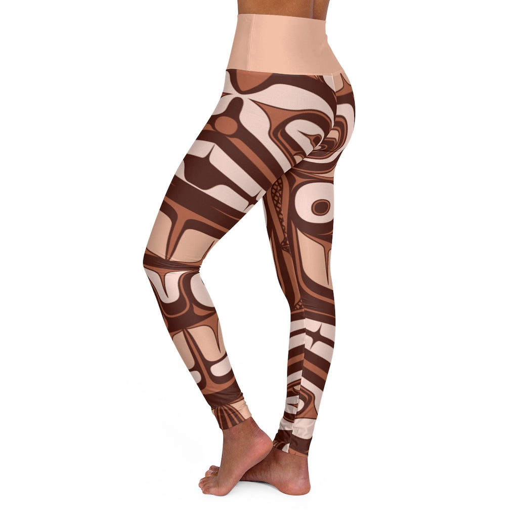 Copper Sky Chief High Waisted Yoga Leggings