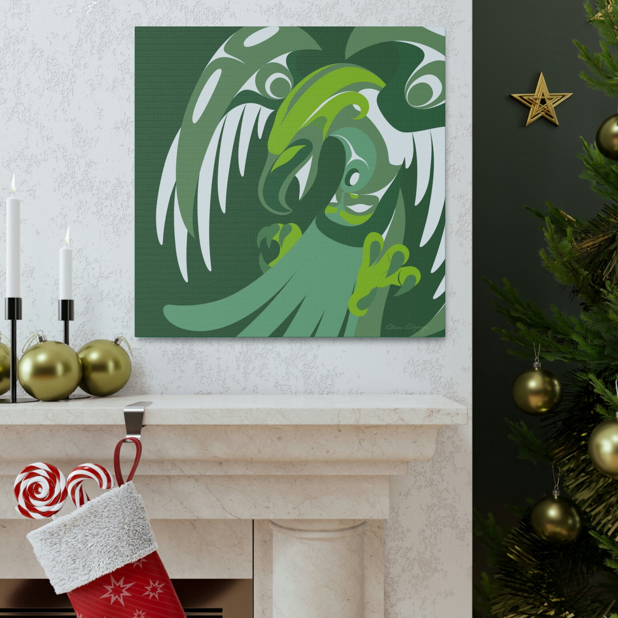 Rainforest Thunderbird Canvas 2023