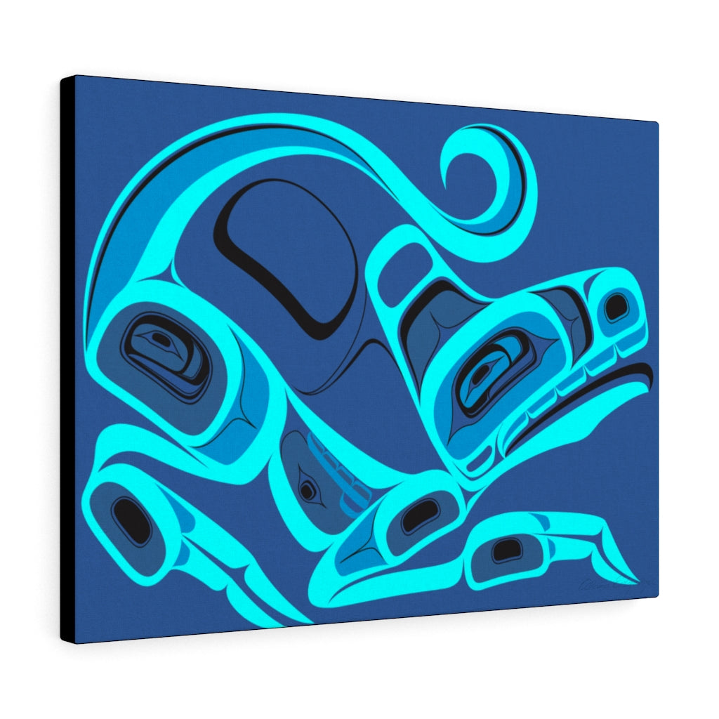 blue ceyote on Canvas Gallery Wraps