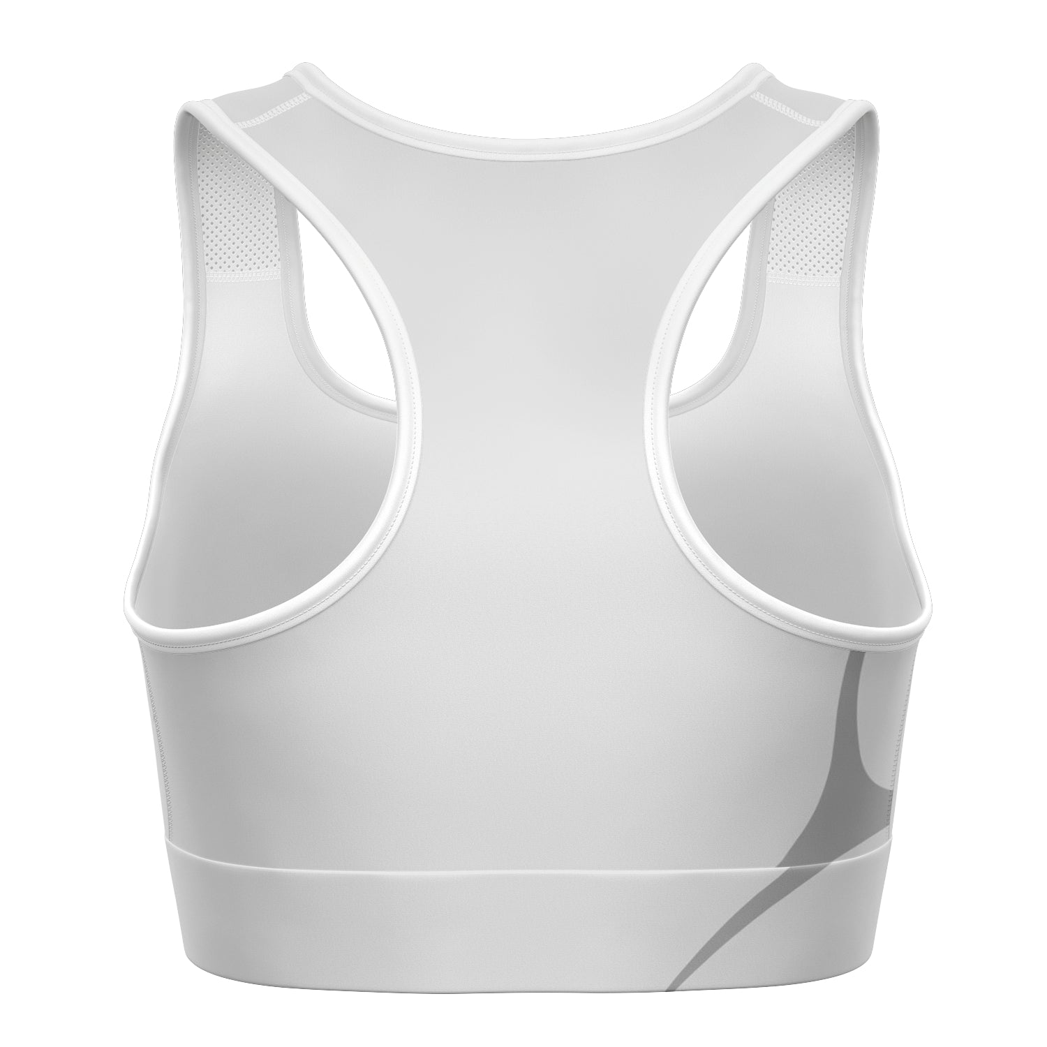 White & Grey Sports Bra