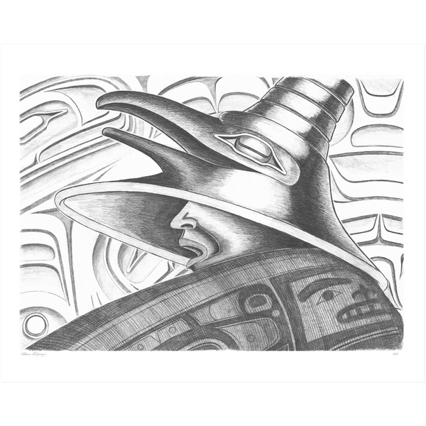 Raven Warrior on Paper