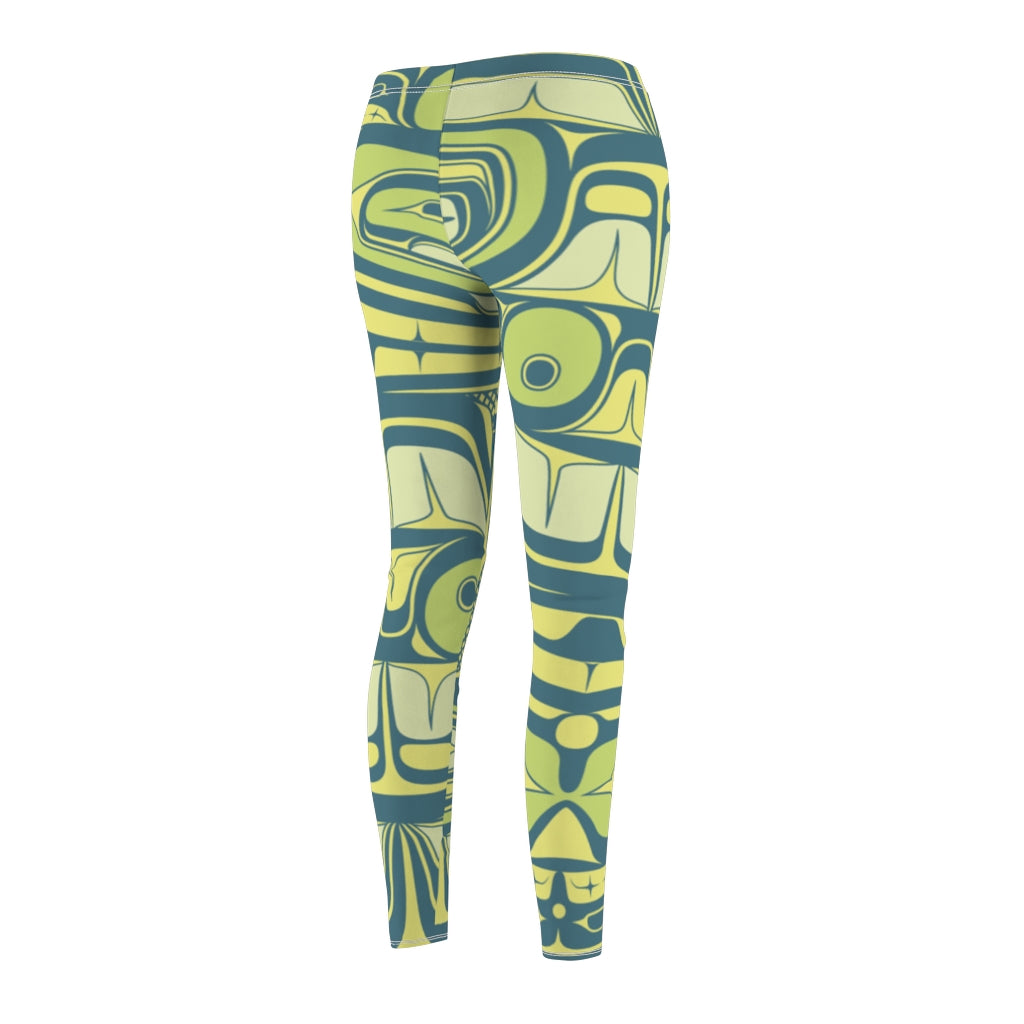 Lime Chief of the Sky Leggings