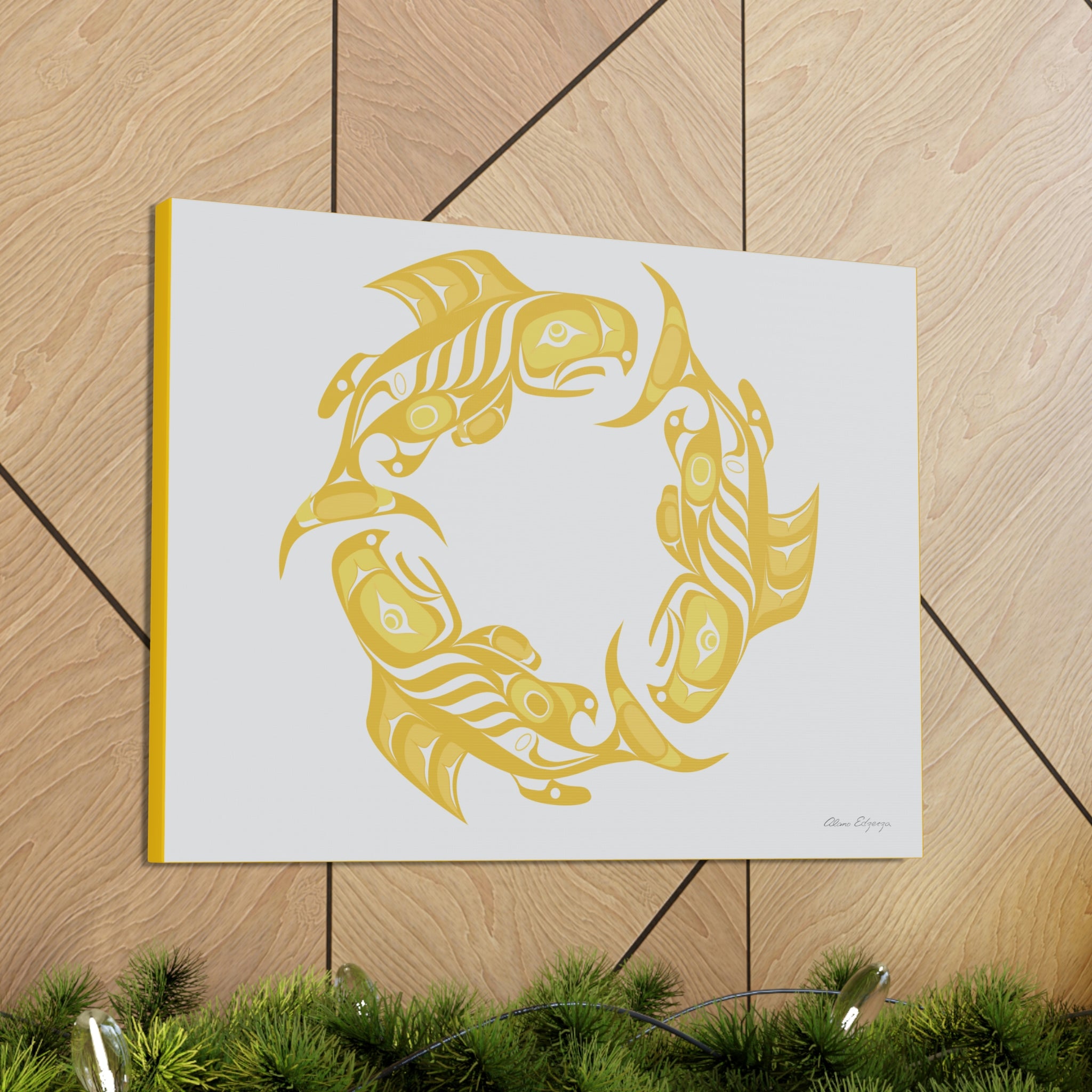 Fall Salmon Cycle Canvas 2023