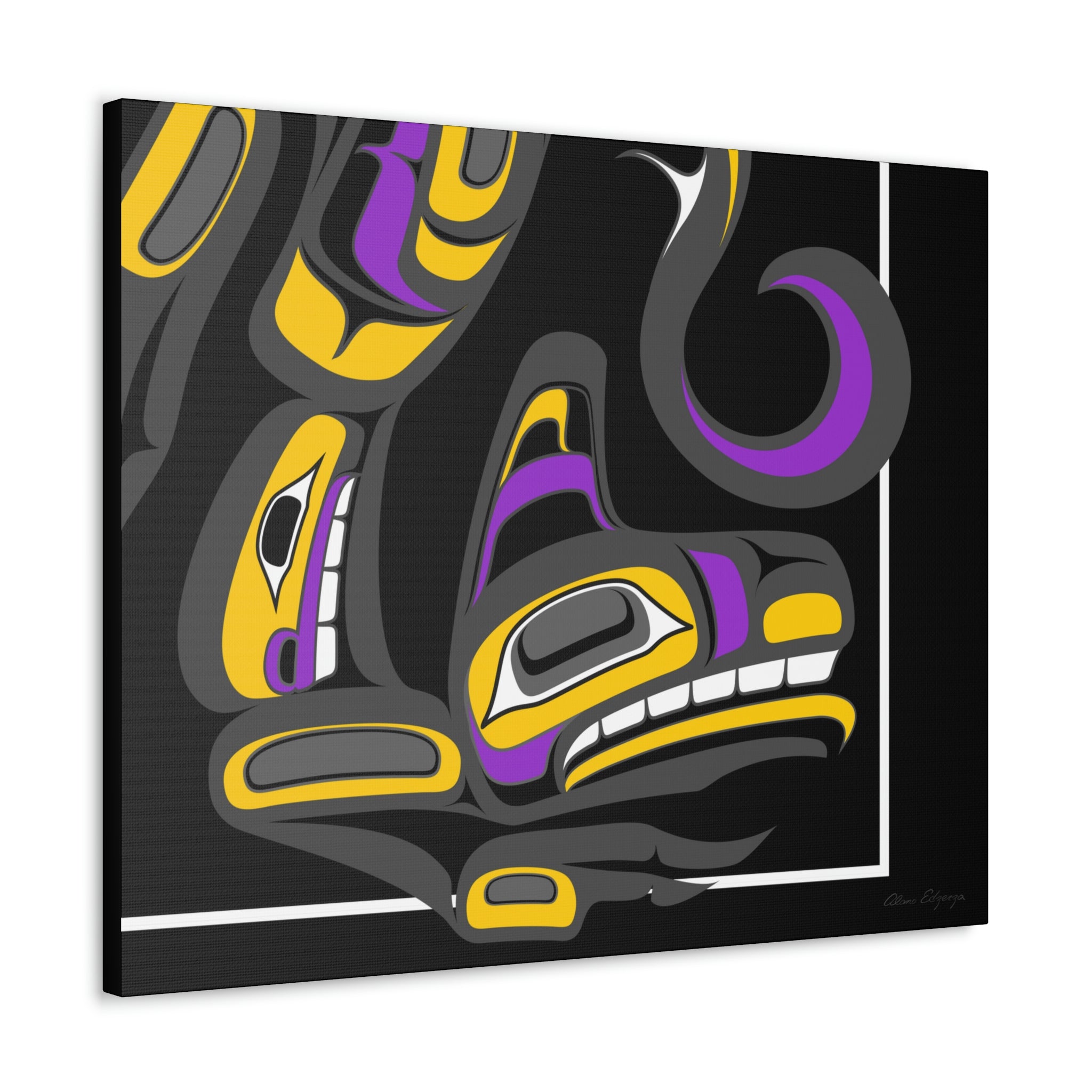 In or out Wolf Canvas 2021