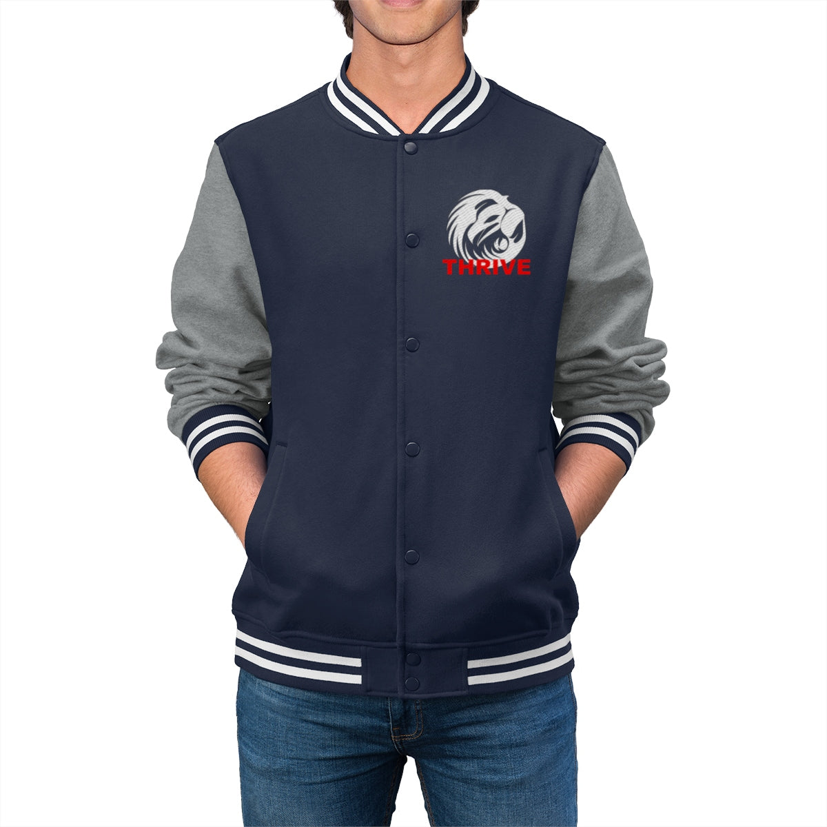 Unisex Thrive Varsity Jacket