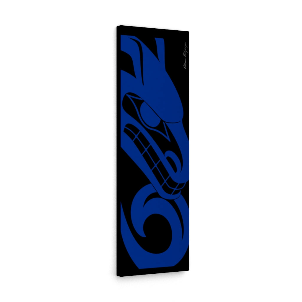 Blue fire dragon on Canvas Gallery Wraps