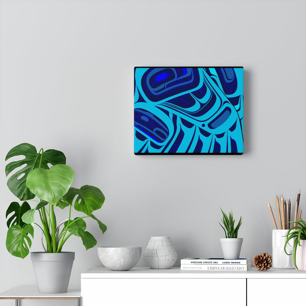 blue raven on Canvas Gallery Wraps