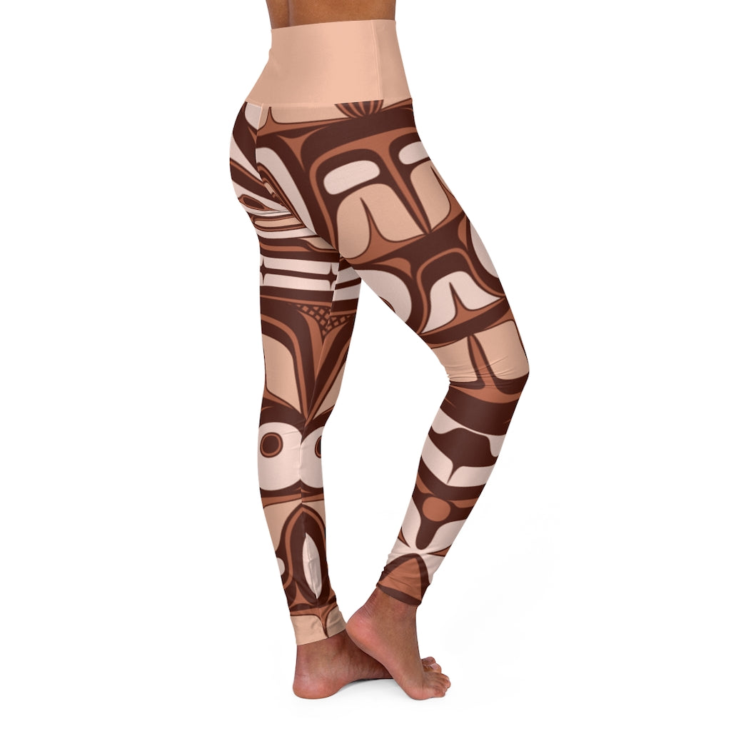 Copper Sky Chief High Waisted Yoga Leggings