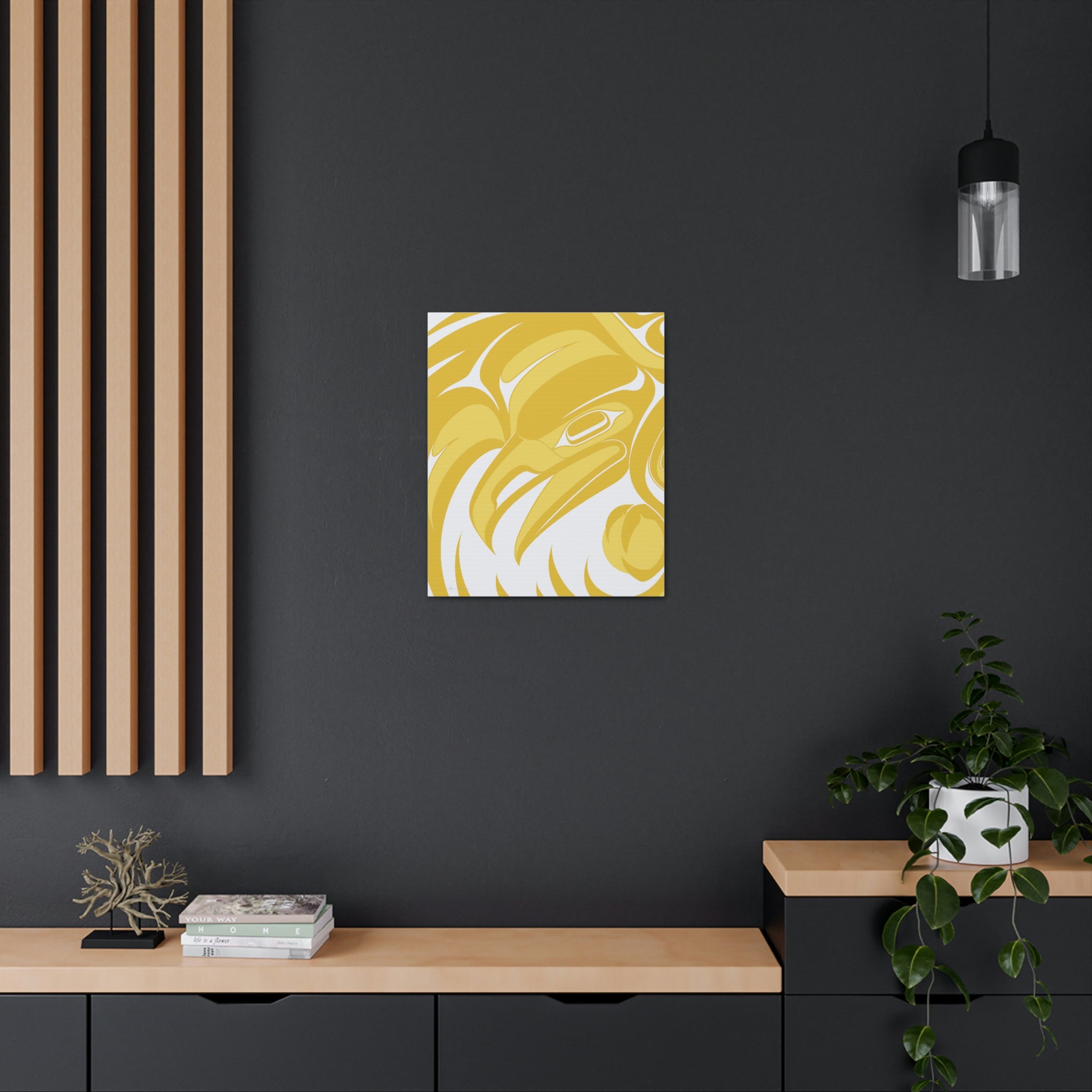 Lemon Smoke Hole on Canvas 2023