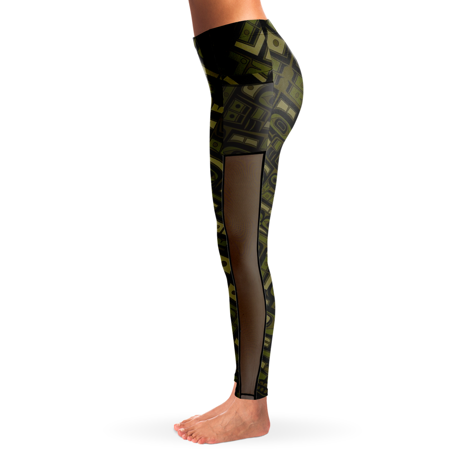 Light Fabric Camo Pocket Legging