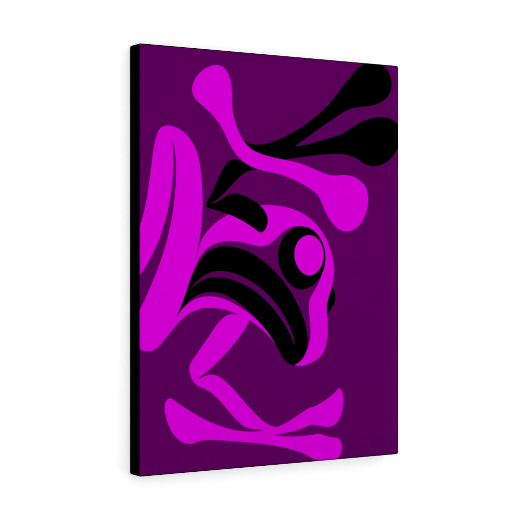 The Story Teller on Purple Canvas Gallery Wraps