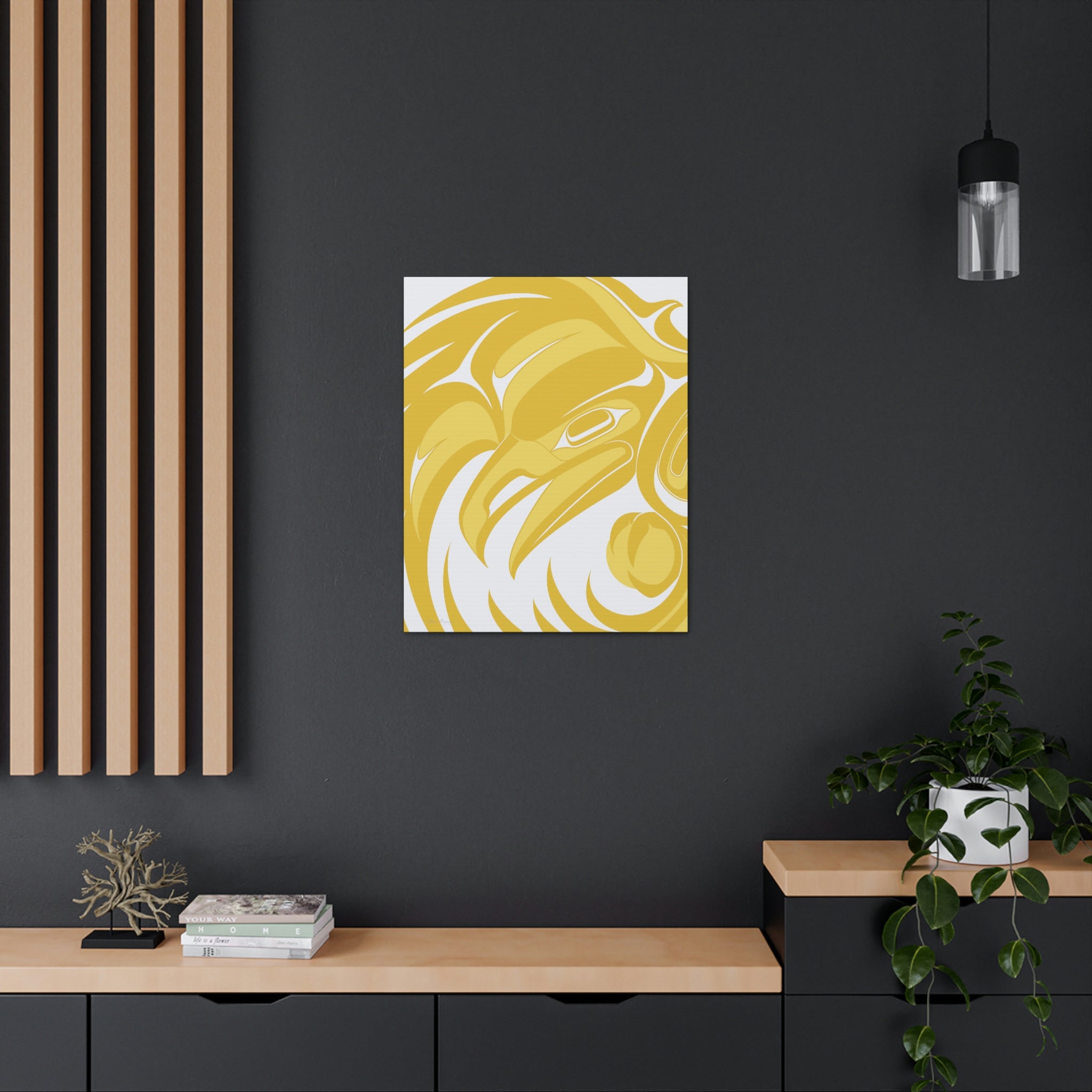 Lemon Smoke Hole on Canvas 2023