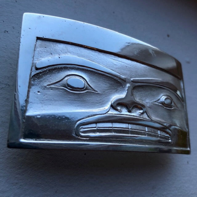 Sterling Silver Chilkat Belt Buckle