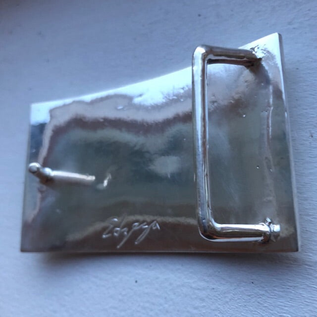 Sterling Silver Chilkat Belt Buckle