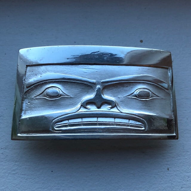 Sterling Silver Chilkat Belt Buckle