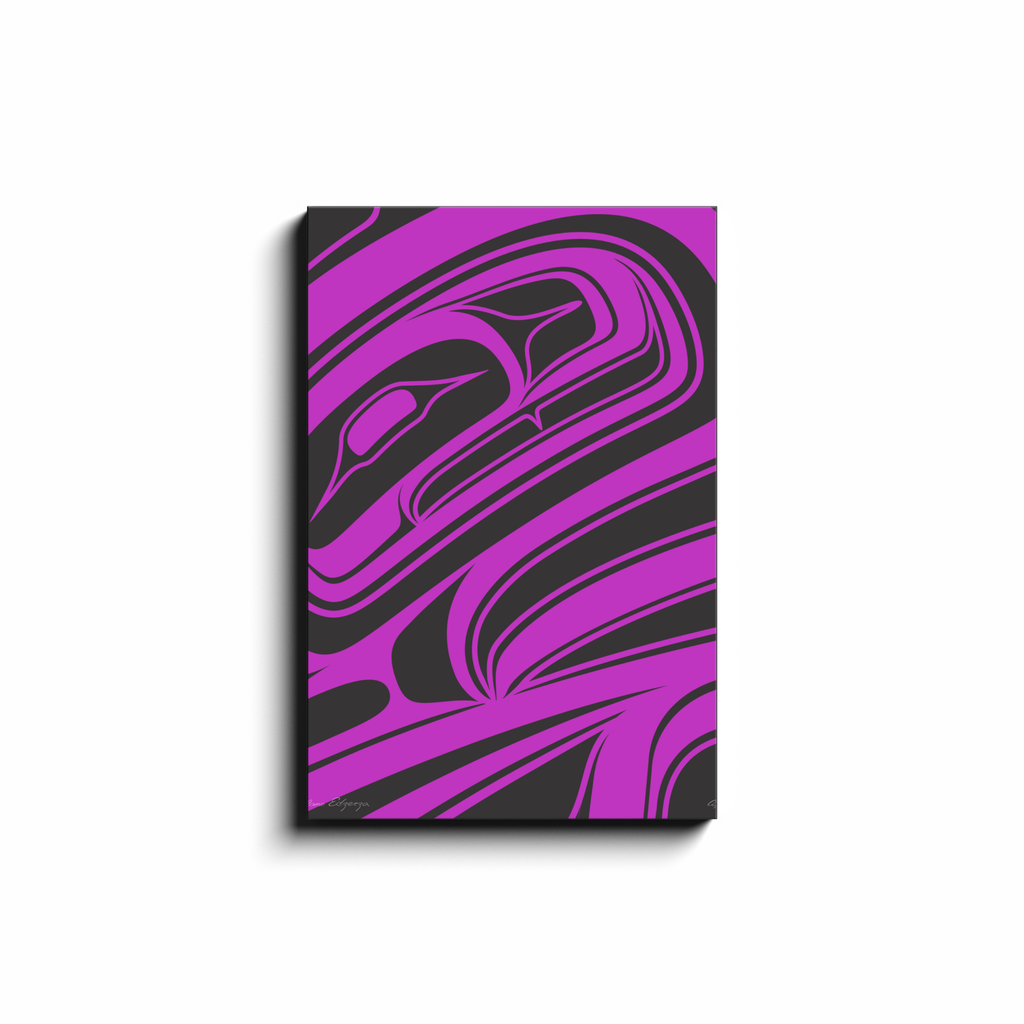 Purple Formline Classic on Canvas