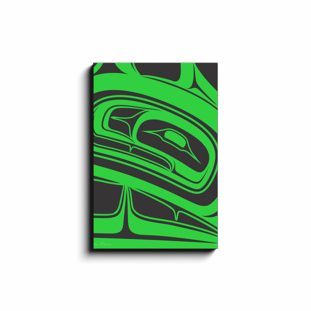 Green Formline Classic on Canvas