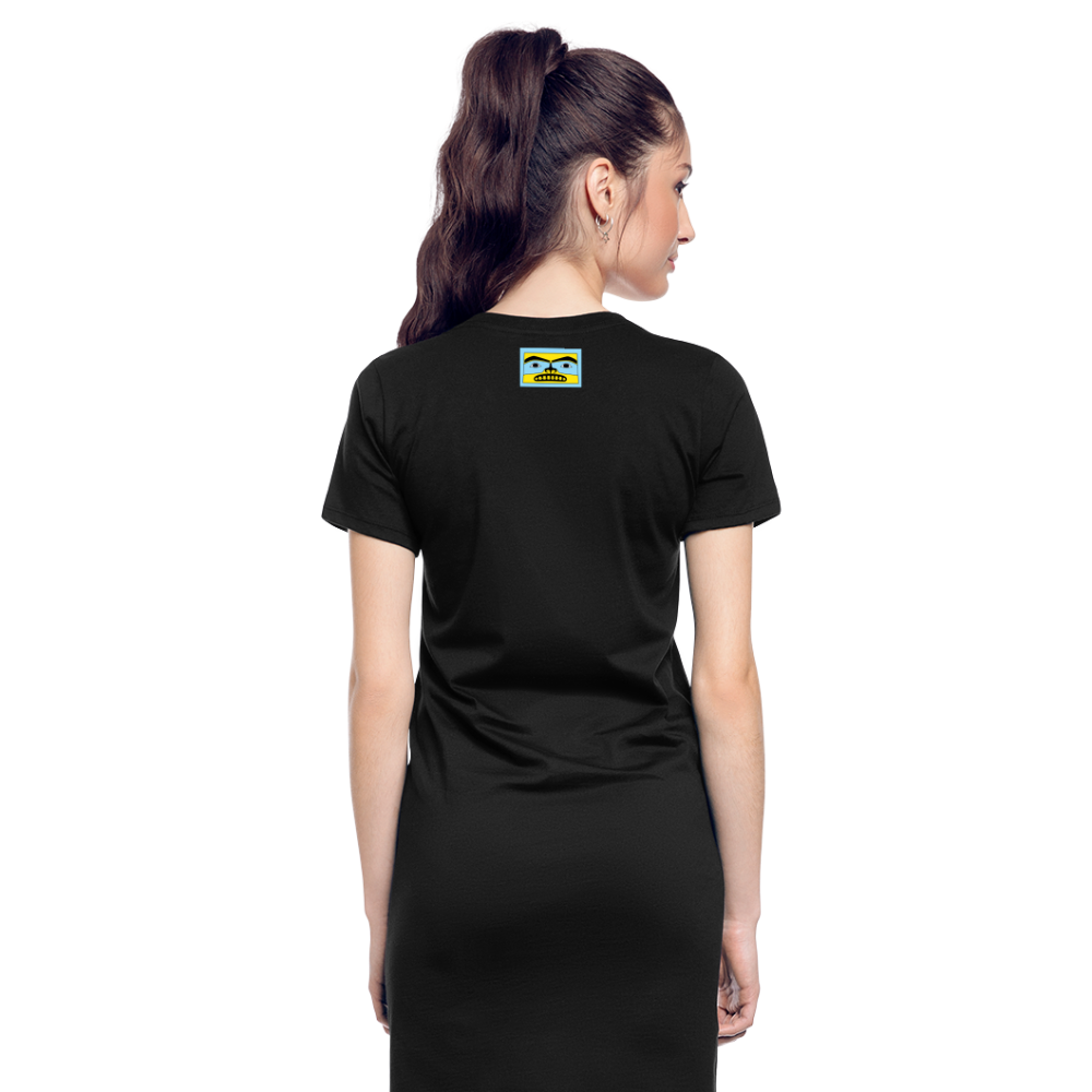 Women's Orca T-Shirt Dress - black