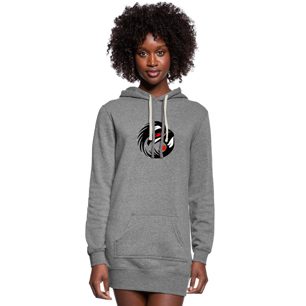 Women's Raven Hoodie Dress - heather gray