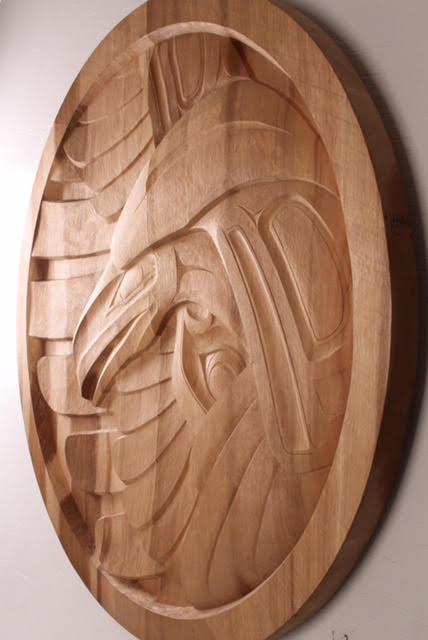 Cedar Raven Panel 3x60" dia