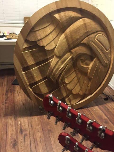 Cedar Raven Panel 3x60" dia