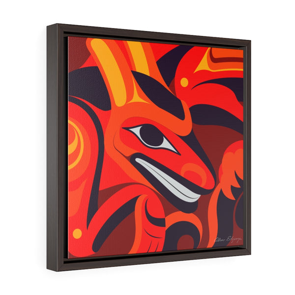 Formite on Red Framed Premium Gallery Wrap Canvas