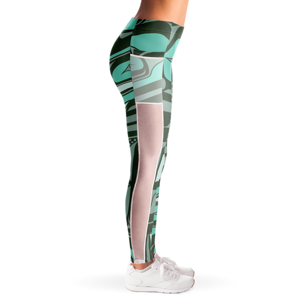 Blue Ocean Magic Pocket Legging