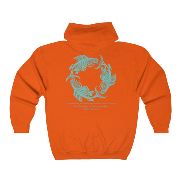 Orange Shirt Day Full Zip Hooded Sweatshirt