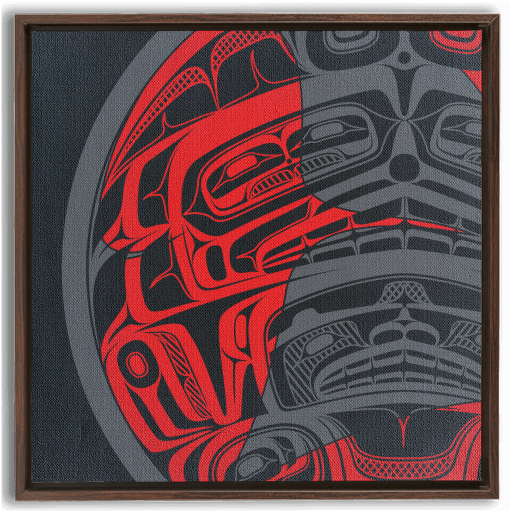 Tooth-Tah Framed Traditional Stretched Canvas 2022