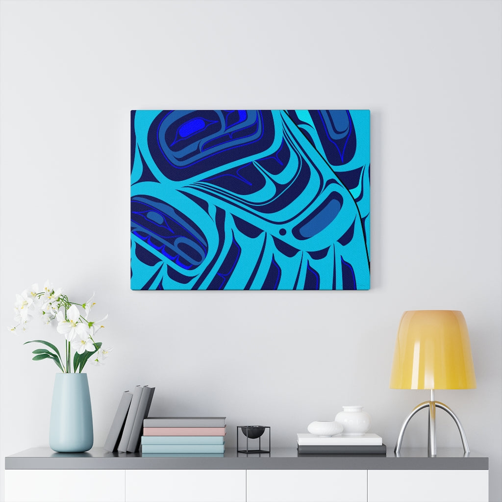 blue raven on Canvas Gallery Wraps