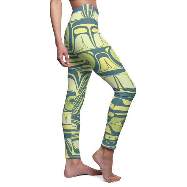 Lime Chief of the Sky Leggings