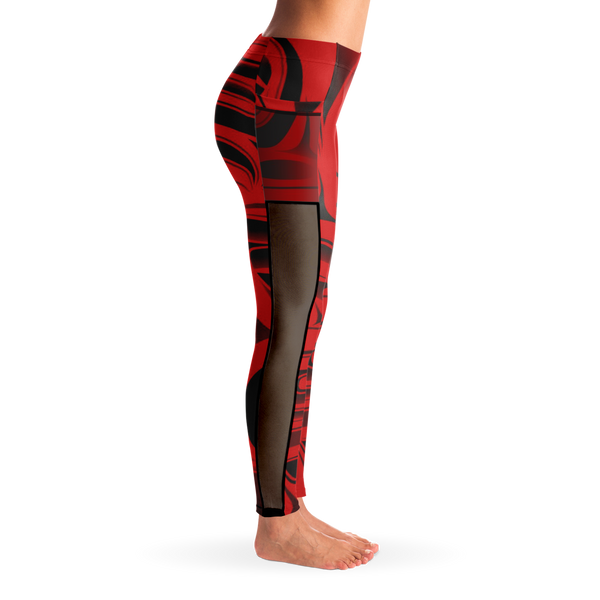 Mesh Pocket Formline Leggings