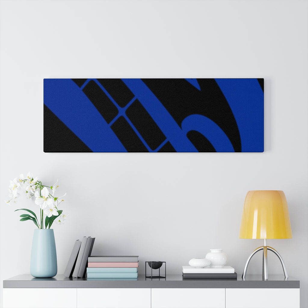 Blue fire dragon on Canvas Gallery Wraps
