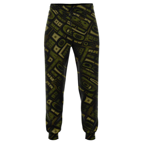 Camo Raven Cotton Poly Fashion Joggers