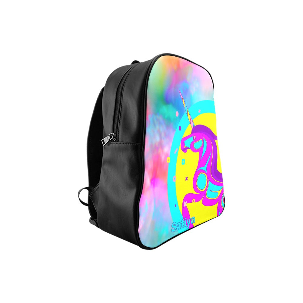 Satiya Tie dye Unicorn Youth Backpack