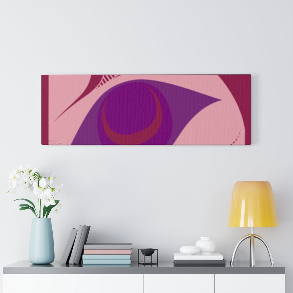 pink n purple hawk on Canvas Gallery Wraps