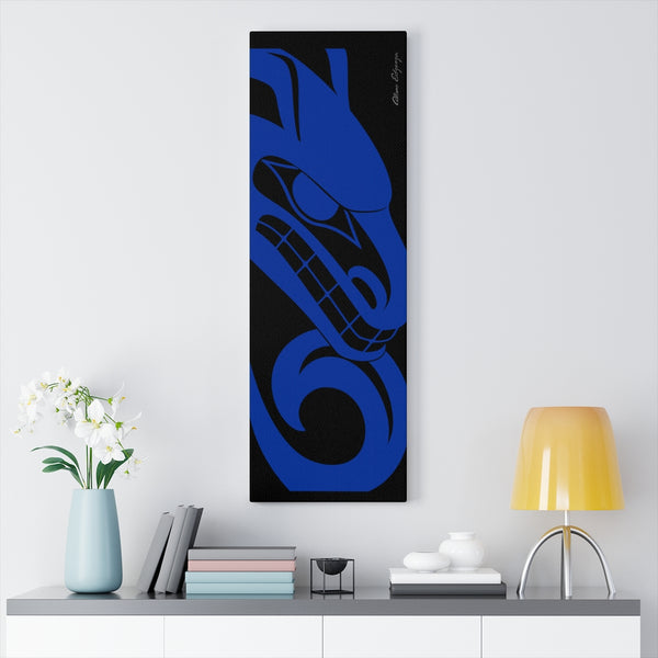 Blue fire dragon on Canvas Gallery Wraps