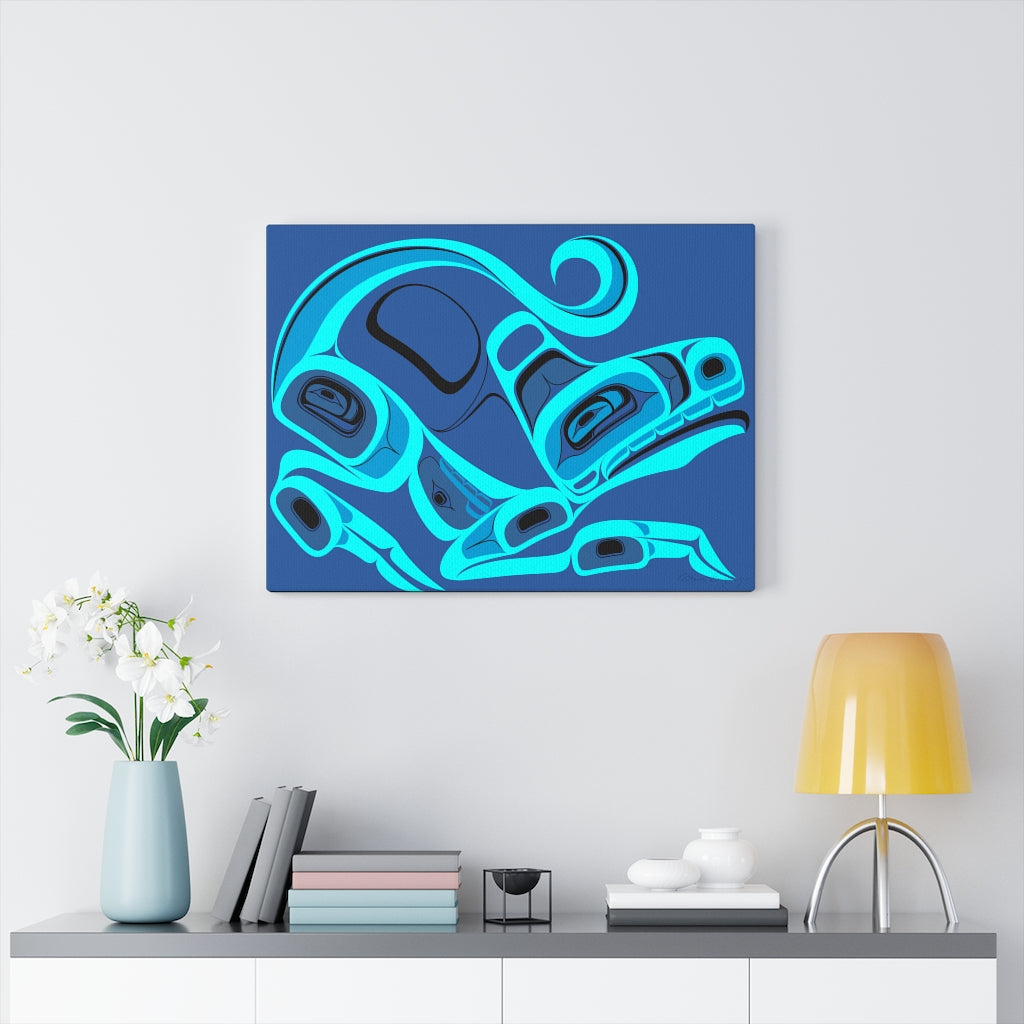 blue ceyote on Canvas Gallery Wraps