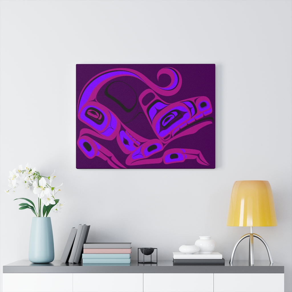 purple ceyote on Canvas Gallery Wraps