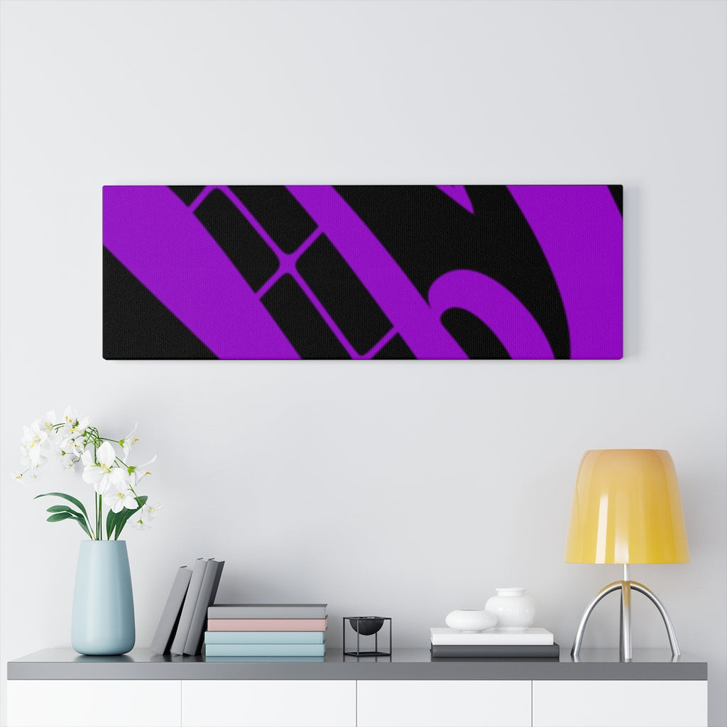 Purple fire dragon on Canvas Gallery Wraps