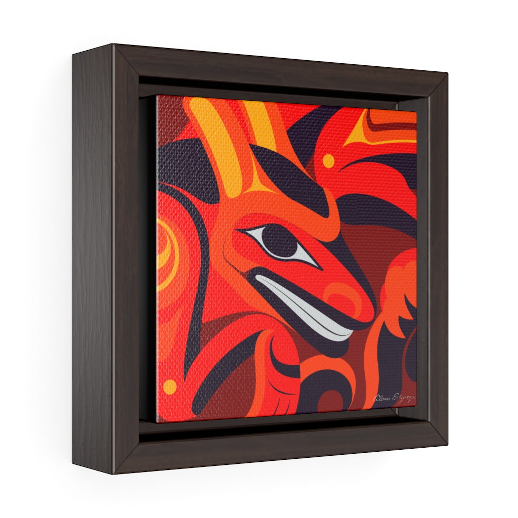 Formite on Red Framed Premium Gallery Wrap Canvas