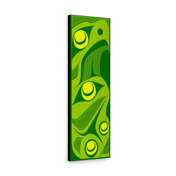 green hawk on Canvas Gallery Wraps